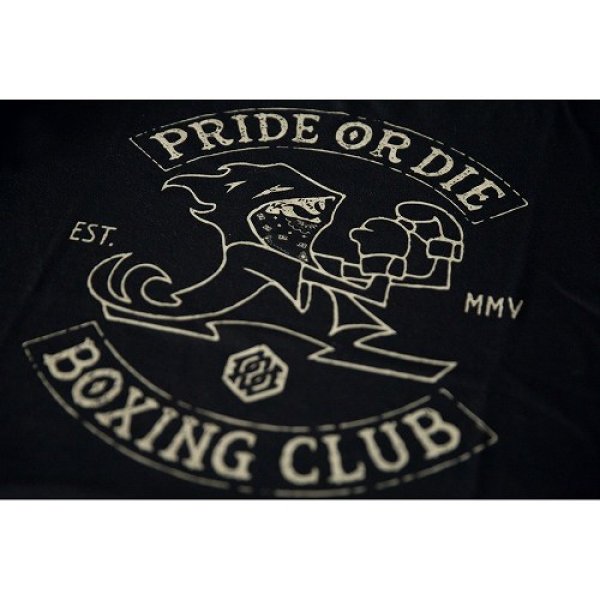 Photo3: PRIDE or DIE T-Shirt BOXING CLUB Black (3)