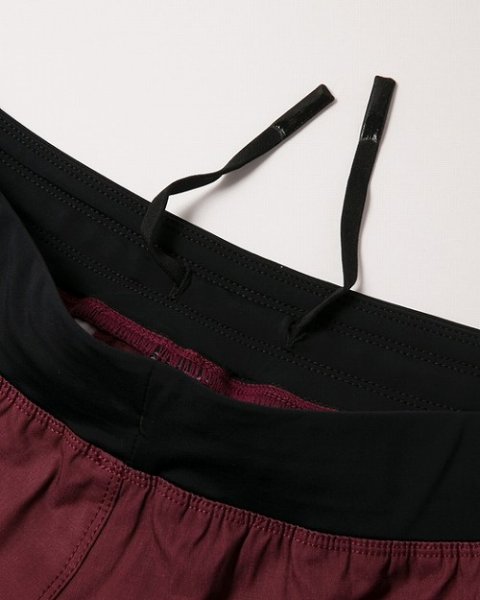 Photo3: RVCA Board Shorts AFFILIATE Wine Red  SALE (3)