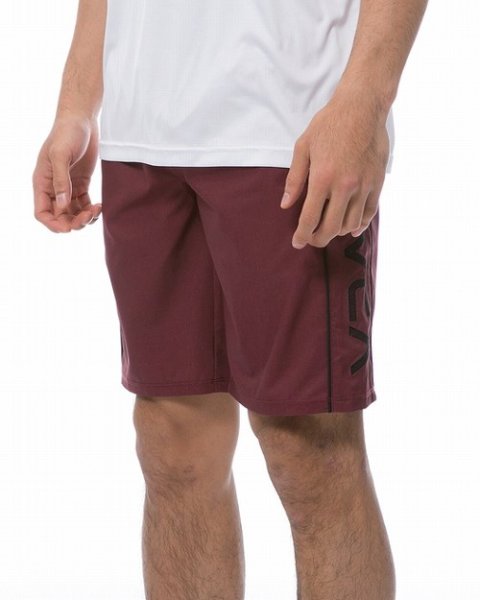 Photo2: RVCA Board Shorts AFFILIATE Wine Red  SALE (2)