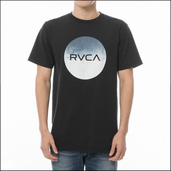 Photo1: RVCA T-Shirt MORTORS FULL UP Black  SALE (1)