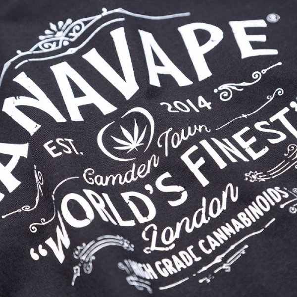 Photo2: Scramble X Canavape COLLAB T-Shirts Black  SALE (2)