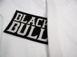 Photo2: BLACK BULL Embroidery Patch LOGO Black (2)