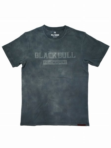 Photo1: BLACK BULL T-Shirts TIE DYE LOGO Light Gray (1)