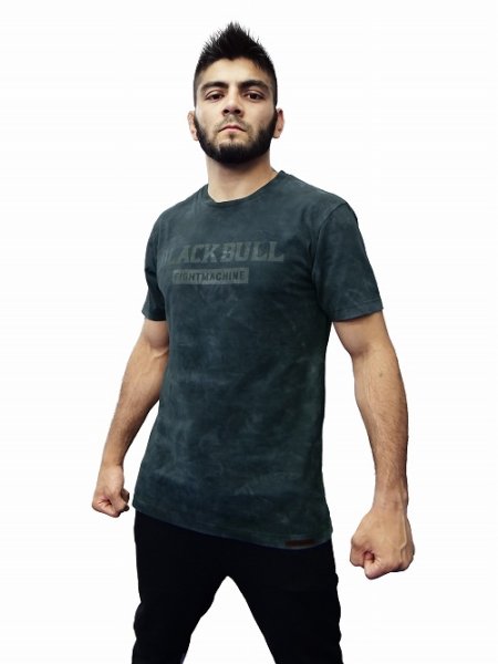 Photo4: BLACK BULL T-Shirts TIE DYE LOGO Dark Gray (4)