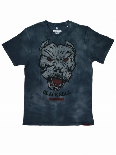 Photo1: BLACK BULL T-Shirts TIE DYE FF Dark Gray (1)