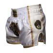 Photo4: PRIDE or DIE Muay Thai Shorts UNLEASHED White (4)