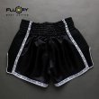 Photo2: FLUORY Muay Thai Shorts MTSF05 Black (2)