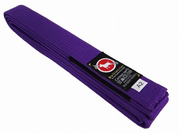 Photo1: BULLTERRIER Jiu Jitsu Belt 2.0 Purple (1)