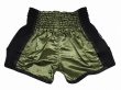 Photo2: FLUORY Muay Thai Shorts MTSF28 Green (2)