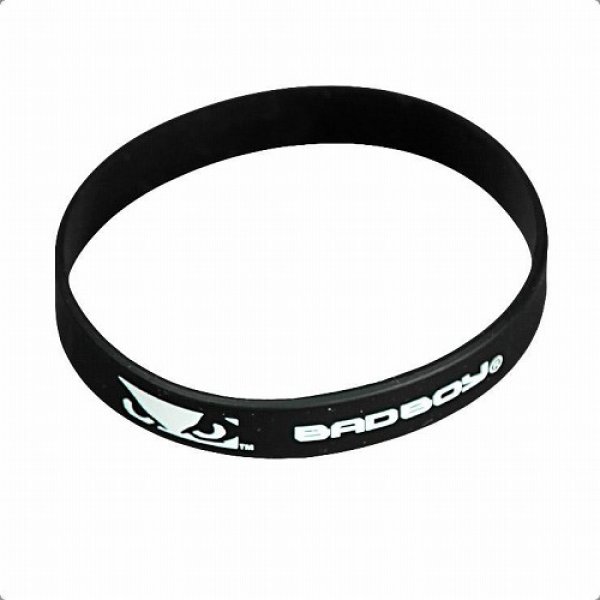 Photo1: BAD BOY Bracelet Black  SALE (1)