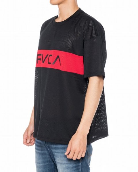 Photo2: RVCA T-Shirt RVCA DEALER SS Black  SALE (2)