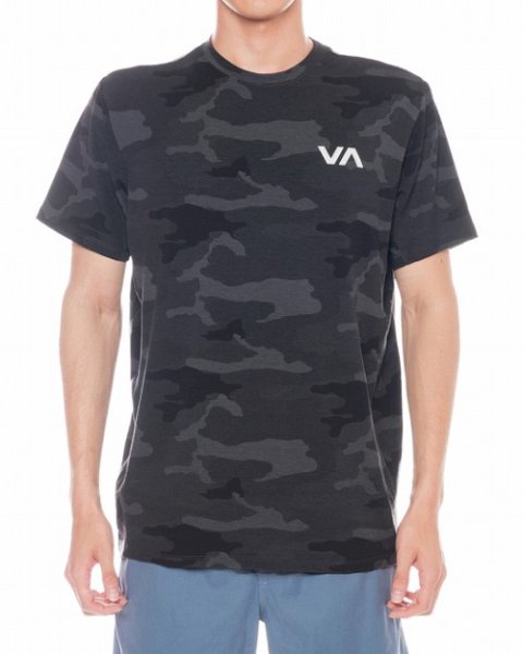 Photo1: RVCA T-Shirt VA VENT SS TOP Camo (1)