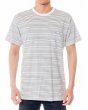 Photo1: RVCA T-Shirt WARREN STRIPED KNIT White (1)