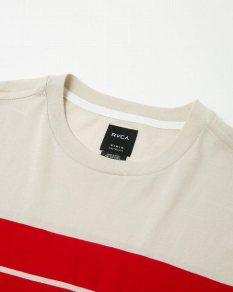 Photo4: RVCA T-Shirt PAYNO KNIT White   SALE (4)