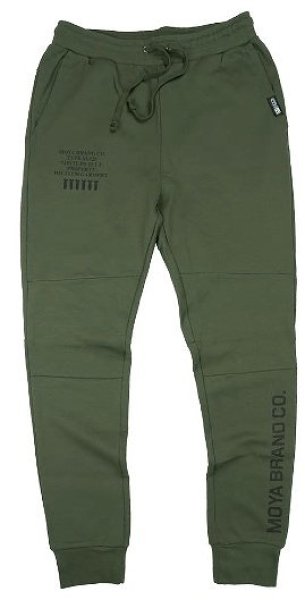 Photo1: MOYA BRAND Jogger Pants T4 Green (1)