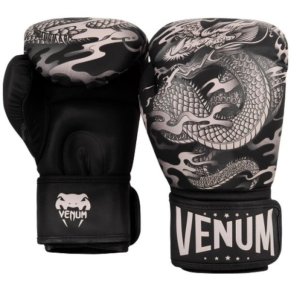 Photo3: VENUM Boxing Gloves Dragons Flight Black/Sand   (3)