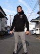 Photo1: BLACK BULL Hoodie Zip Parka Black  SALE (1)