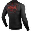 Photo3: VENUM Rashguard SIGNATURE Long Sleeve Black/Red (3)