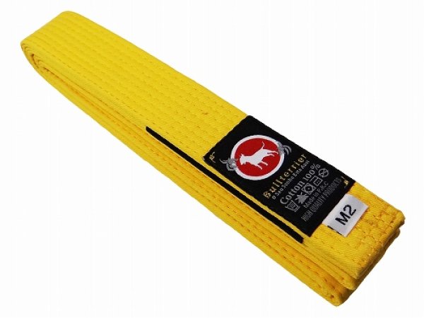 Photo1: BULLTERRIER Jiu Jitsu Belt 2.0 Yellow (1)