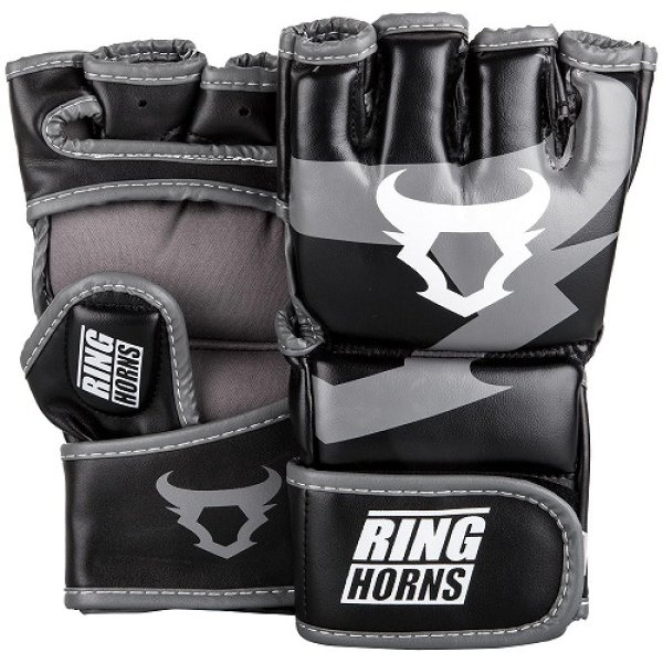 Photo1: RINGHORNS MMA Glove CHARGER Black (1)