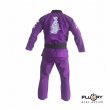 Photo3: FLUORY Lady`s Jiu Jitsu Gi PRAJNA Purple (3)