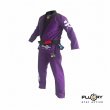 Photo2: FLUORY Lady`s Jiu Jitsu Gi PRAJNA Purple (2)