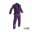 Photo1: FLUORY Lady`s Jiu Jitsu Gi PRAJNA Purple (1)