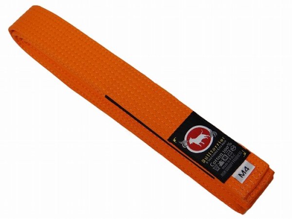 Photo1: BULLTERRIER Jiu Jitsu Belt 2.0 Orange (1)