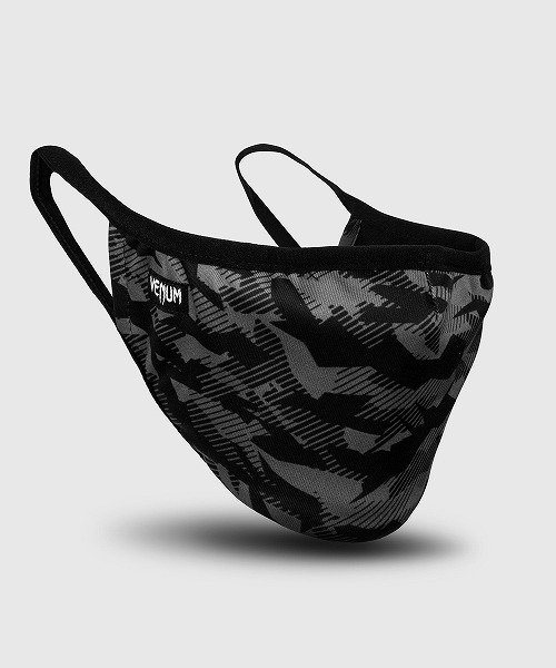 Photo1: VENUM Face Mask LASER Dark Camo (1)