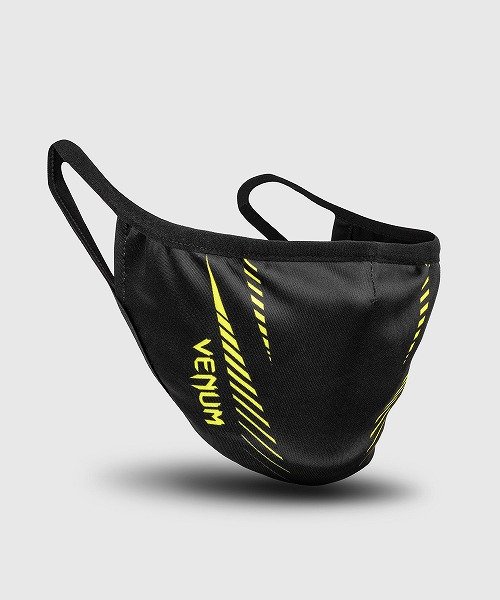 Photo1: VENUM Face Mask PRO TEAM Black/Yellow (1)