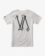 Photo4: RVCA T-Shirt DEFFER CHEST White (4)