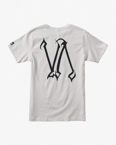 Photo4: RVCA T-Shirt DEFFER CHEST White  SALE (4)
