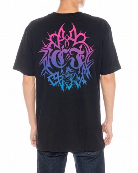 Photo2: RVCA T-Shirt FLETCHER TRIBE Black  SALE (2)