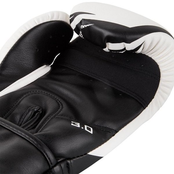 Photo4: VENUM Boxing Gloves Challenger 3.0 White/Black (4)