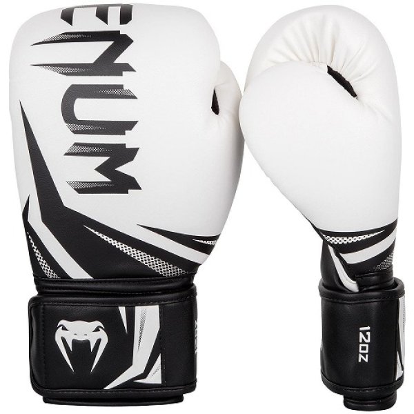 Photo1: VENUM Boxing Gloves Challenger 3.0 White/Black (1)
