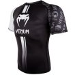 Photo2: VENUM Rashguard LOGOS Short Sleeve Black/White (2)