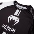 Photo4: VENUM Rashguard LOGOS Short Sleeve Black/White (4)