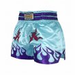 Photo2: FLUORY Muay Thai Shorts MTSF39 Skyblue (2)