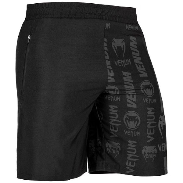 Photo1: VENUM Training Shorts LOGOS Black/Black (1)