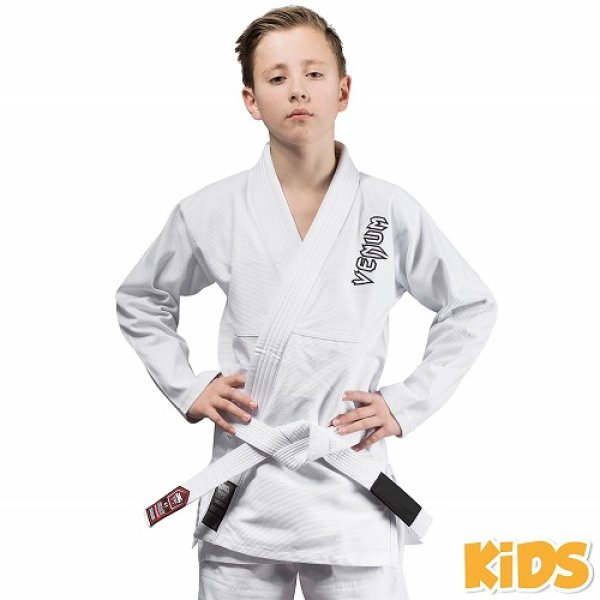Photo1: VENUM KIDS Jiu Jitsu Gi CONTENDER White (1)