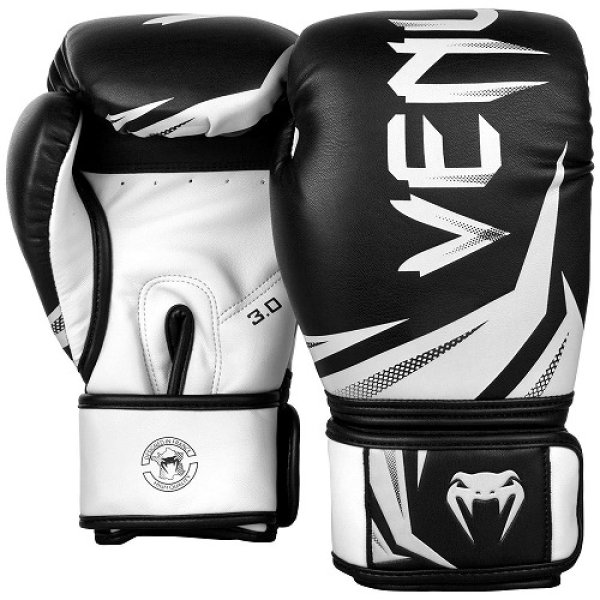 Photo2: VENUM Boxing Gloves CHALLENGER 3.0 Black/White (2)