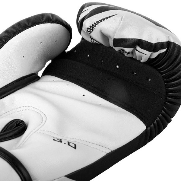 Photo6: VENUM Boxing Gloves CHALLENGER 3.0 Black/White (6)
