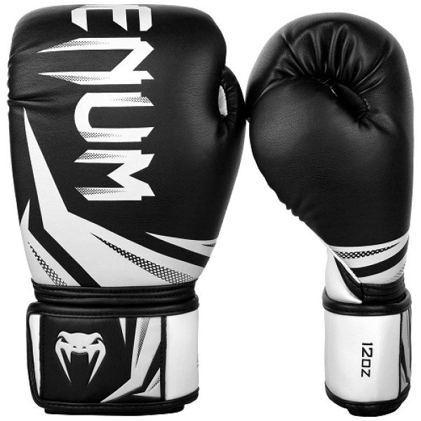 Photo1: VENUM Boxing Gloves CHALLENGER 3.0 Black/White (1)