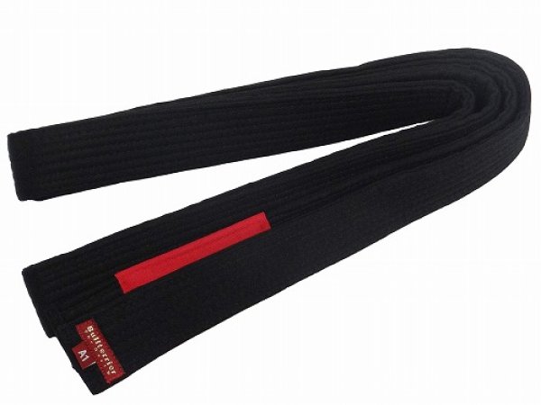 Photo1: BULLTERRIER Jiu Jitsu Belt Basic Black  (1)