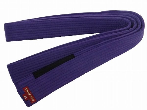 Photo1: BULLTERRIER Jiu Jitsu Belt BASIC Purple (1)