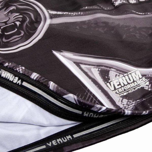 Photo7: VENUM Rashguard GLADIATOR3.0 Short Sleeve Black/White (7)