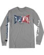 Photo3: RVCA x EVERLAST Long Sleeve T-Shirt CM NY Heather Gray (3)