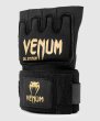Photo2: VENUM Contact Gel Glove Wrap Black/Gold (2)
