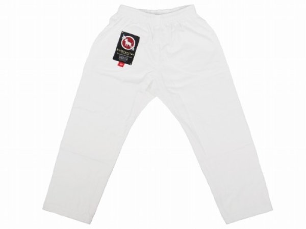 Photo1: BULLTERRIER Kids Jiu Jitsu Pants White  (1)