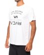 Photo3: RVCA SPORT Men`s BALANCE ARC HB ST Rashguard White (3)